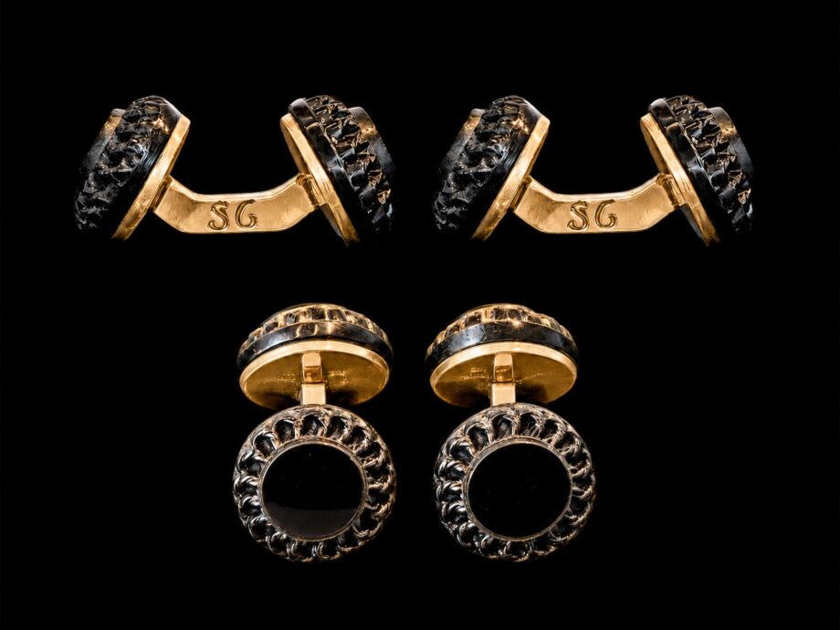 boutons de manchette <span class="italicline">jais français 1</span>